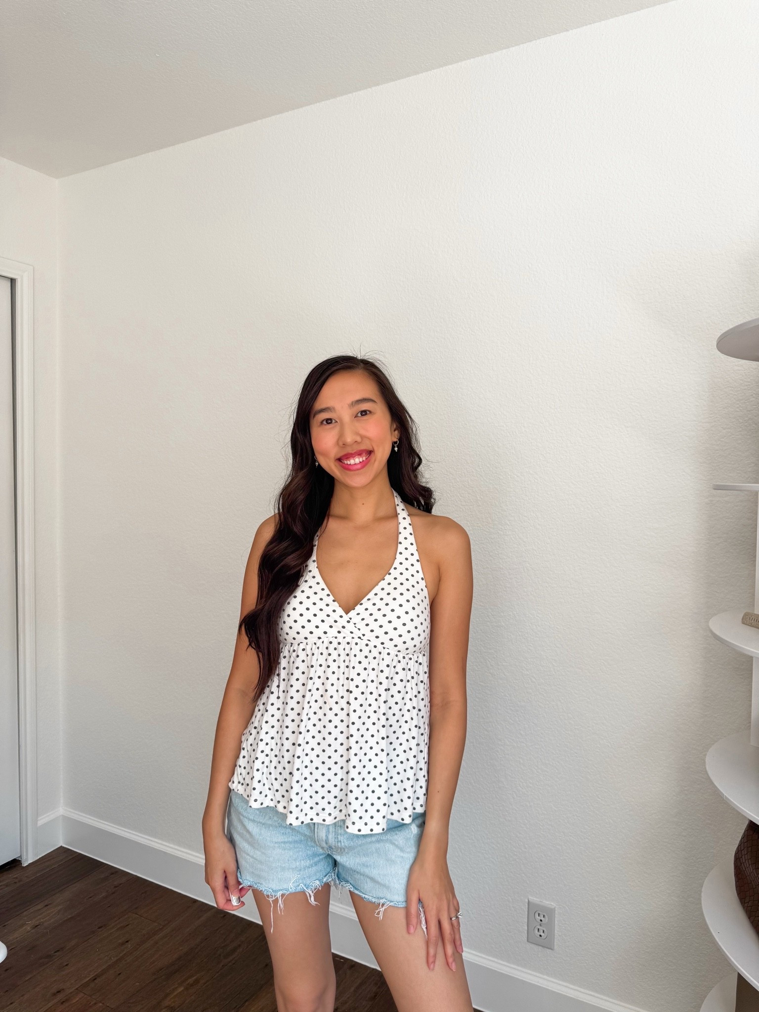 Tank (xs), built in bra top, polka dot top, halter top, Amazon tops, Amazon polka dot top

#LTKSaleAlert #LTKPetite #LTKootd