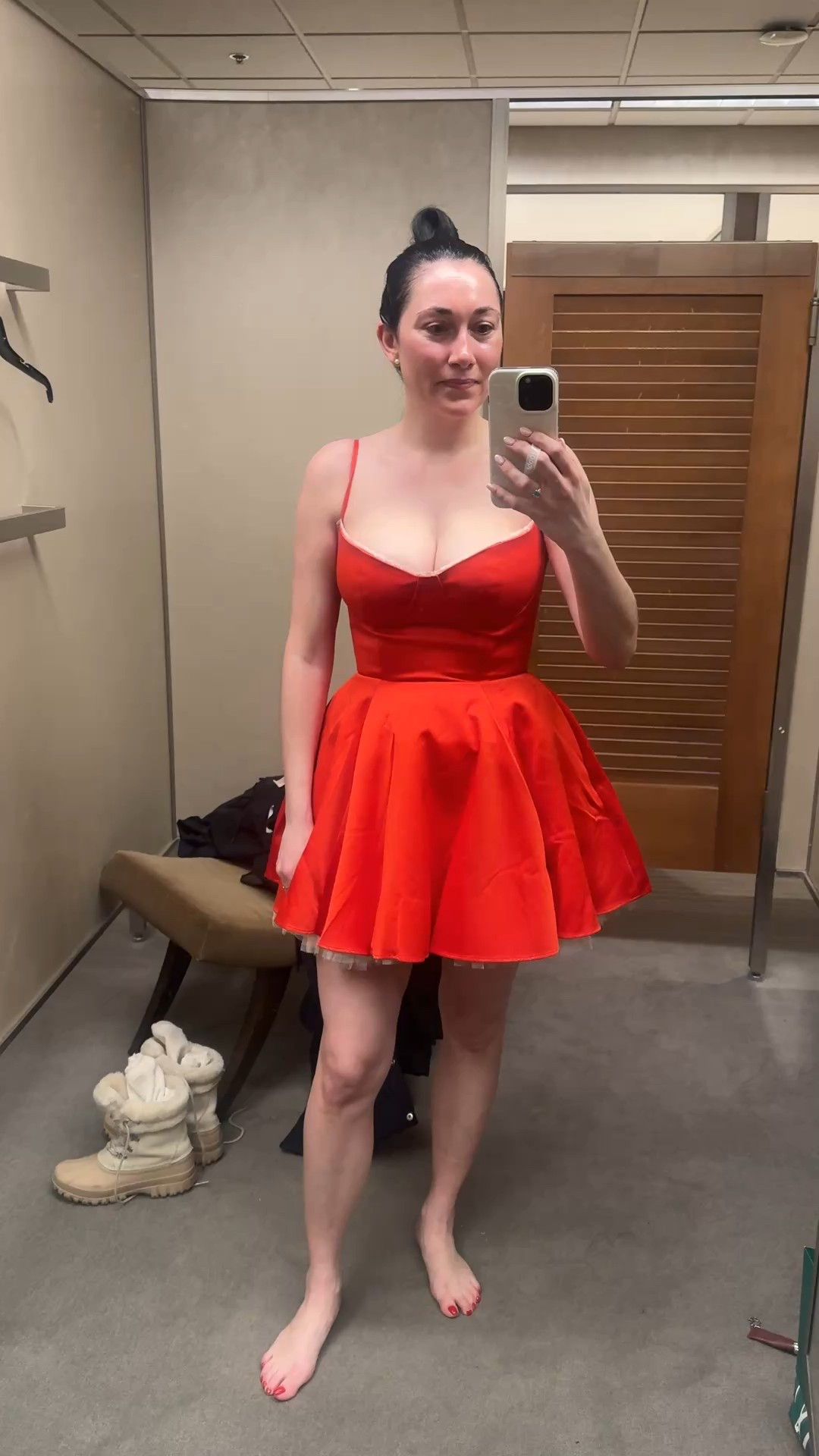 Trying the House of CB mademoiselle dress! Surprised it fit my bust. Im a 34DDD for reference. Wearing size medium fuller bust. Such a cute dress for Valentine’s Day or date night if you don’t mind show off your curves. 

#LTKSeasonal #LTKValentine