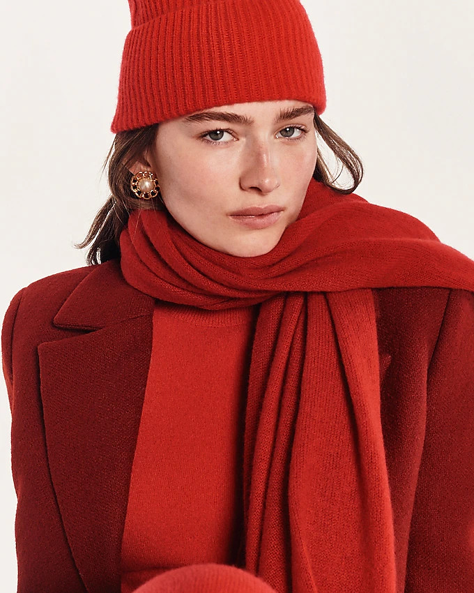 Ribbed cashmere beanie | J. Crew US