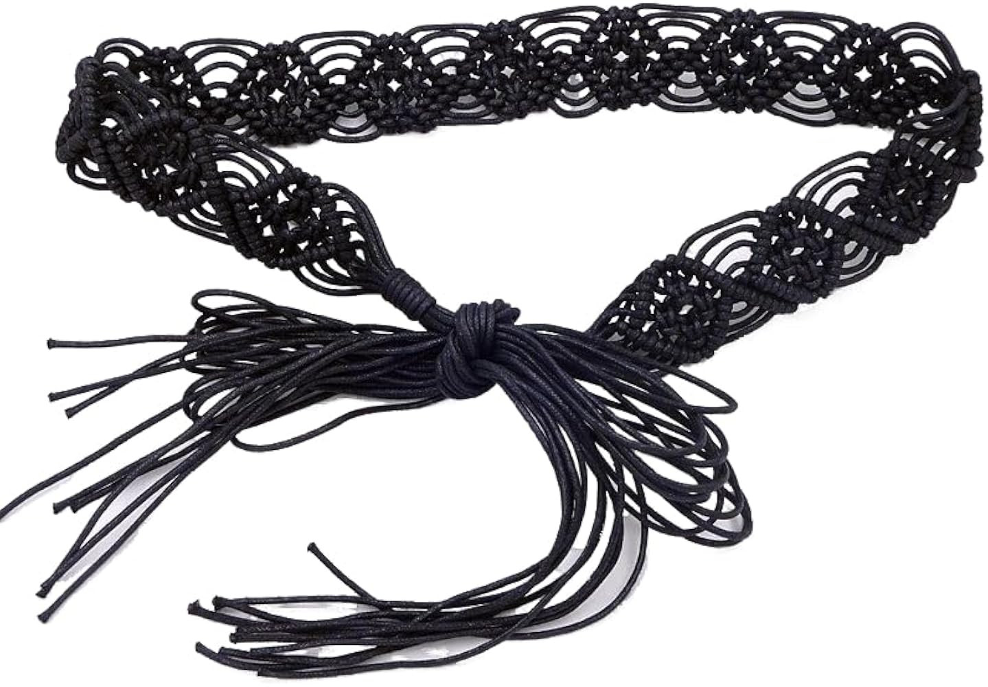 SYSUII Braided Belt Women's Boho Style Dress Waist Belt Tassel Belt for Women Braided Waist Belt ... | Amazon (UK)