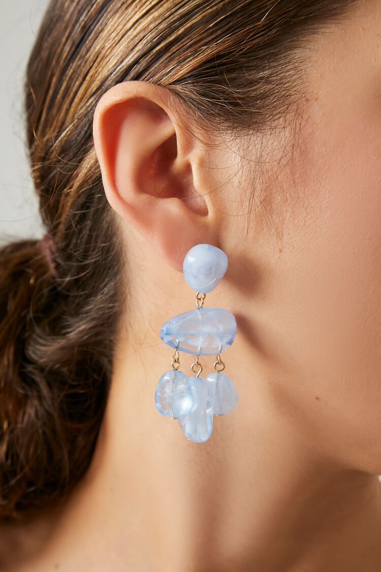 Faux Stone Chandelier Drop Earrings | Forever 21