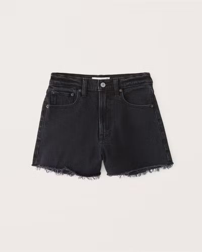High Rise 90s Cutoff Shorts | Abercrombie & Fitch (US)
