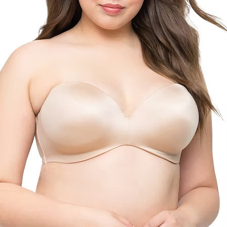 Curvy Couture Smooth Strapless Multi Way Bra- 1290, H, Beige | JCPenney