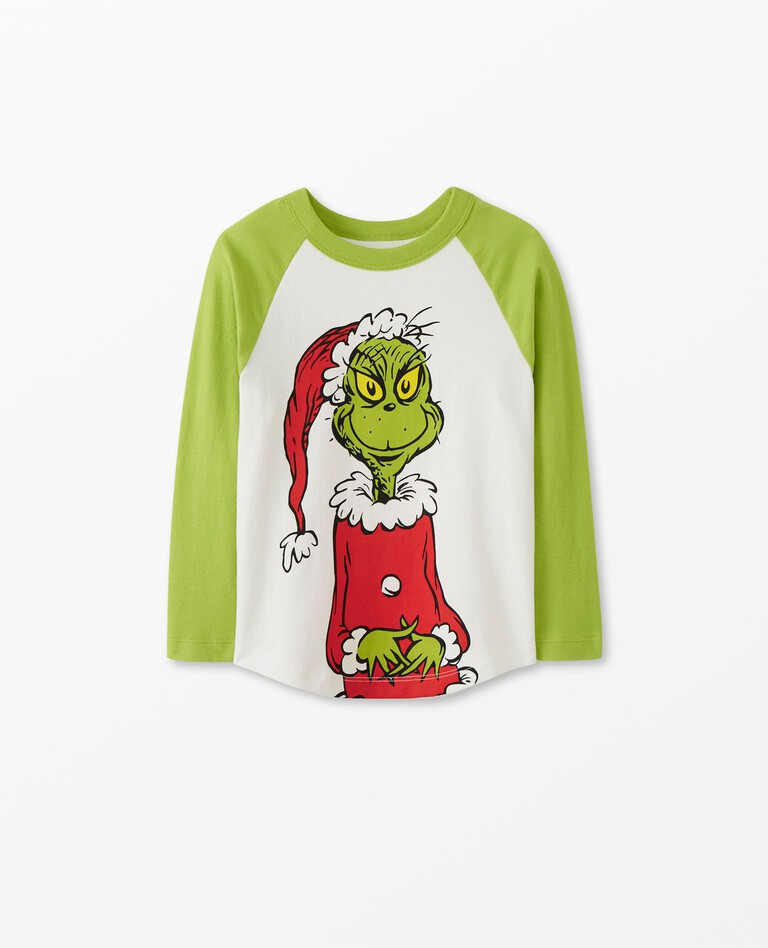 Dr. Seuss Grinch Baseball Tee | Hanna Andersson