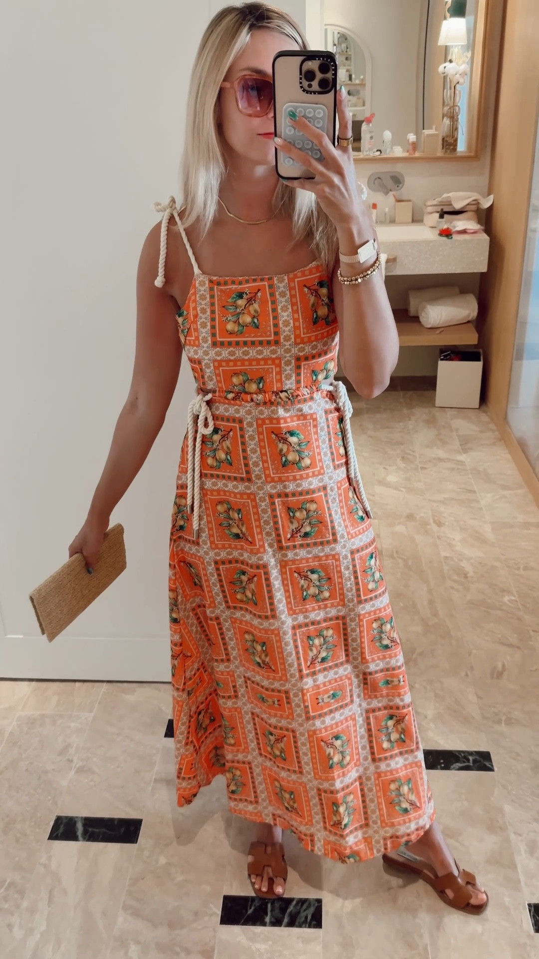 Aruba bound - easy outfit of the day. My fruit orange dress from Amazon! 

vacation outfit, resort wear, summer outfit, Amazon style, Amazon fashion, amazon dress, euro summer, straw hat 

#LTKStyleTip #LTKTravel #LTKWatchNow