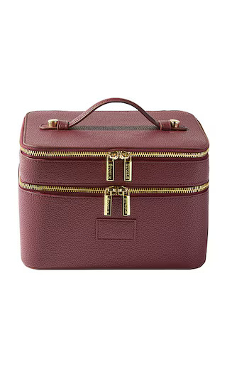 Duo Vanity Case in Burgundy | Revolve Clothing (Global)