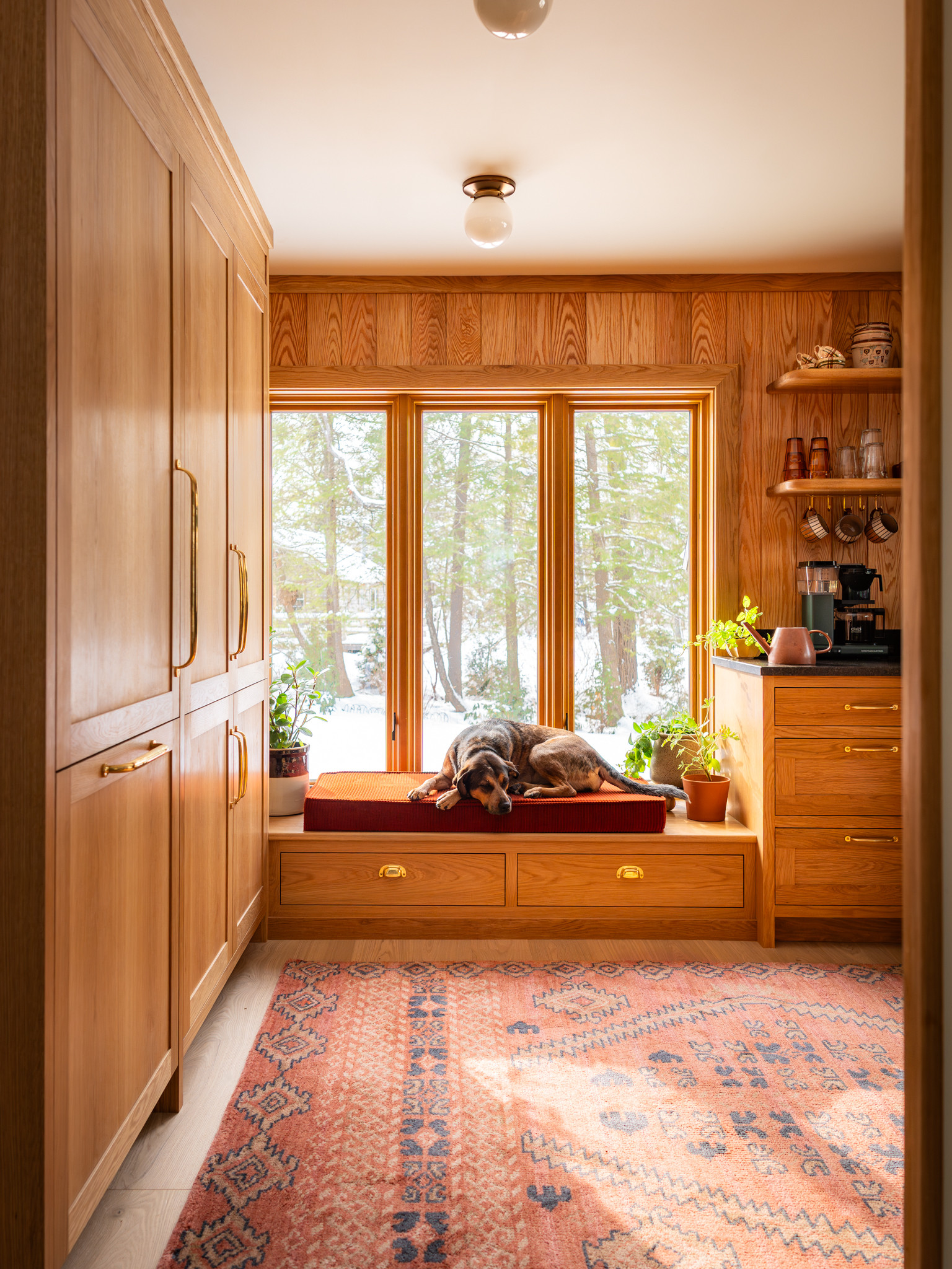 Come on in! Our 70's-Inspired, Modern Cabin Kitchen is complete! It's both functional and beautiful. More details and sources can be found on our blog. 

 #LTKHome
