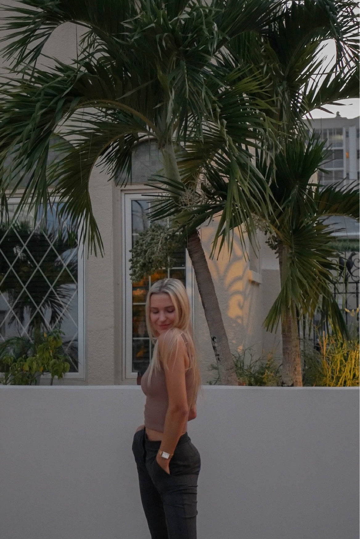 Top: Babaton Sculpt Knit Squareneck cropped tank in red willow (XS), linked similar 
Bottoms: Zara dress pants (no longer sold, linked similar) 
Watch: MVMT (linked) 

#LTKstyletip #LTKSeasonal #LTKtravel