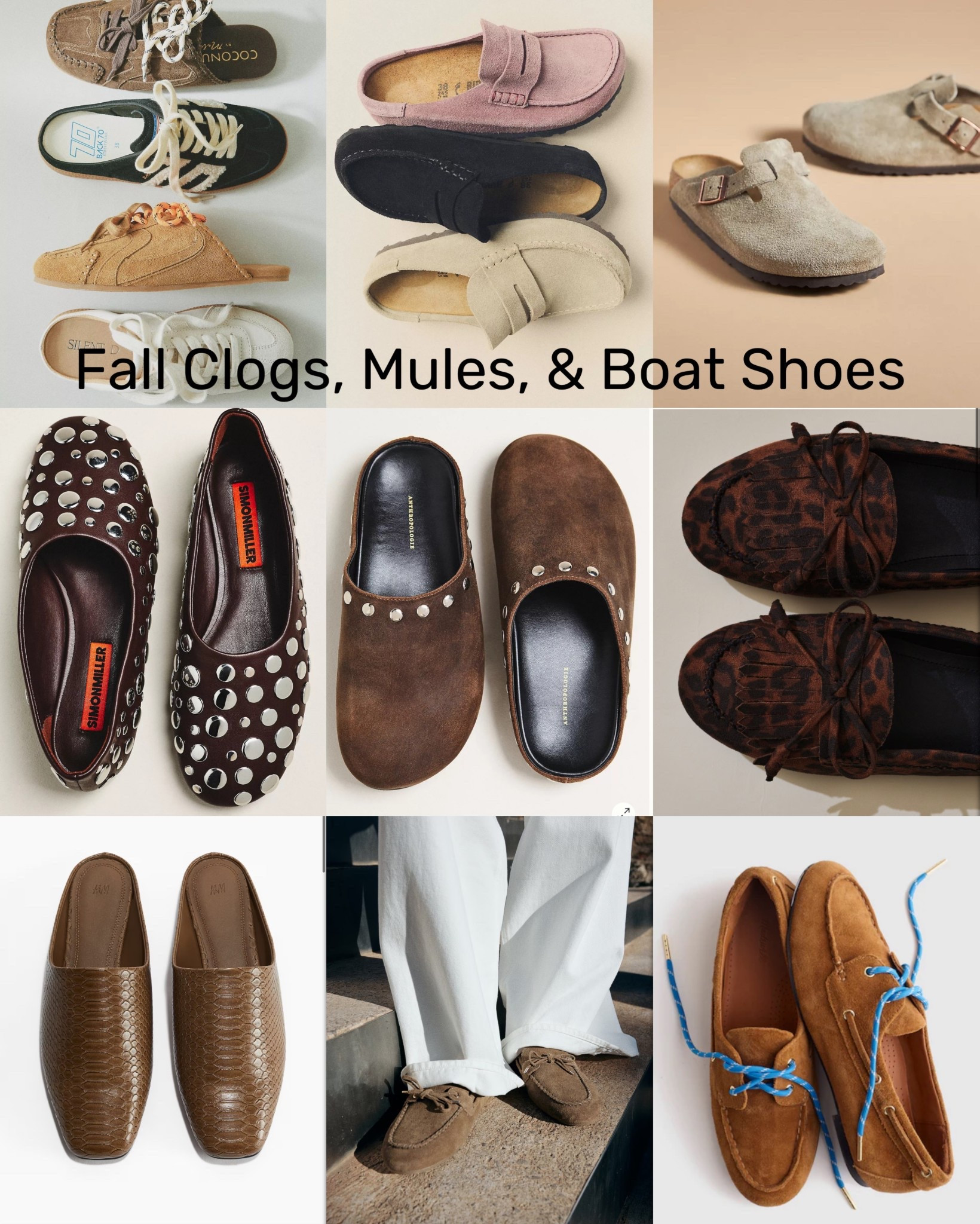 Clogs, mules, boat shoes, and Birkenstocks for fall!



#LTKstyletip #LTKsummer #LTKcanada