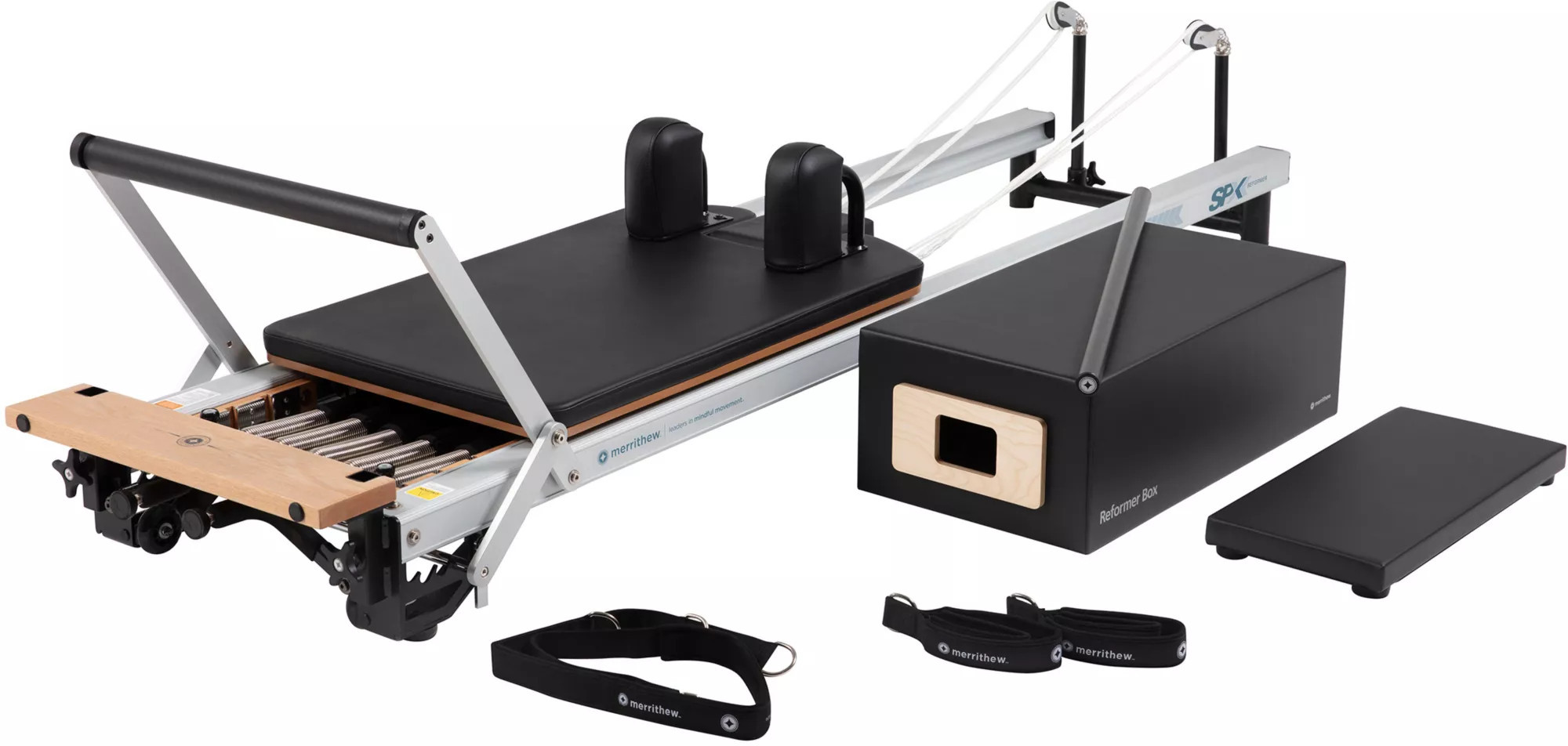 Merrithew At Home SPX Reformer Package with Vertical Stand, Black | DICK'S Sporting Goods