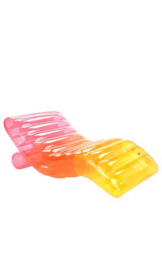 FUNBOY Clear Chaise Lounger Floatie in Orange. | Revolve Clothing (Global)
