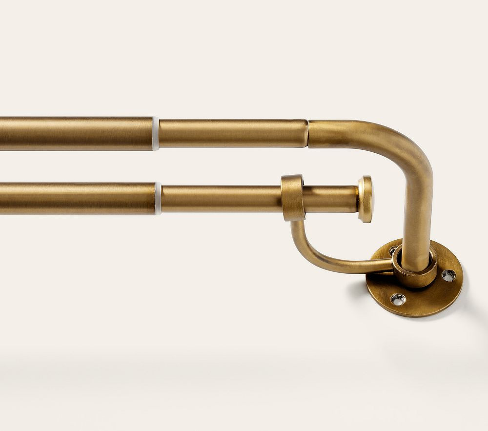 Room Darkening Double Curtain Rod (.75") | Pottery Barn Kids