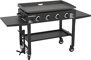 Blackstone 36 Inch Gas Griddle Cooking Station 4 Burner Flat Top Gas Grill Propane Fuelled Restau... | Amazon (US)