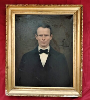 Superb French School Of XIX ° Th Century IN Restore " Portrait D' Man " | eBay US