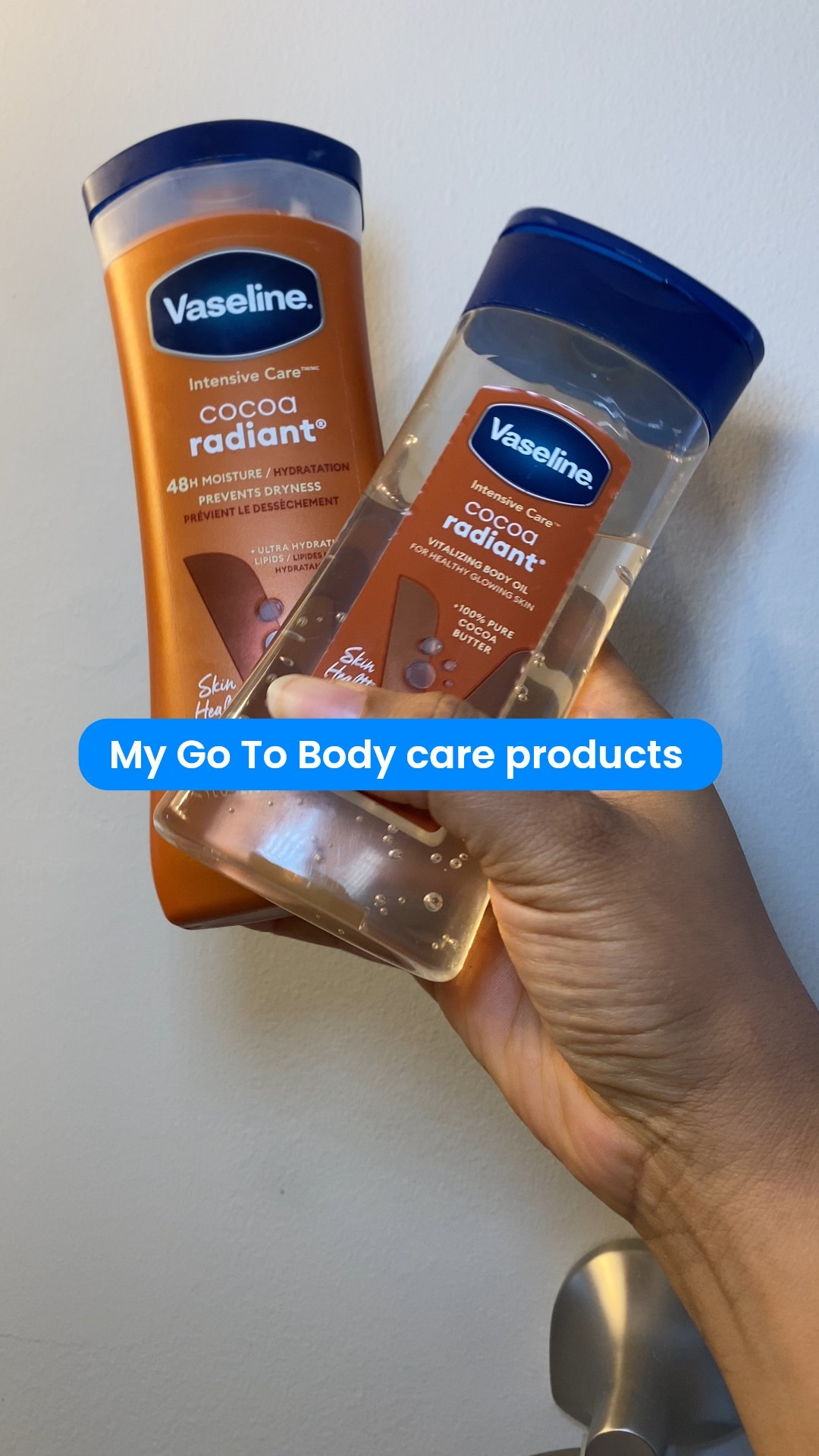 When the weather turns cold and my skin starts begging for extra care, this is what I always reach for 🤎 The Vaseline Cocoa Radiant Body Cream and Body Oil have been my go-to for keeping my skin soft, glowing, and deeply nourished especially during the harsh winter months.

There’s something comforting about applying a body care routine that actually works. From the first use, my skin feels smoother, healthier, and hydrated for up to 48 hours. No more ashy skin, tightness, or constant reapplying, just long-lasting moisture and that radiant glow we all love.
If your skin gets extremely dry in winter or you simply want to elevate your everyday body care, this duo is a must-have. It’s simple, effective, and delivers real results.
Scroll down to shop your Vaseline Cocoa Radiant essentials and give your skin the care it deserves😍 .

Vaseline Cocoa Radiant, body cream for dry skin, body oil for hydration, winter skincare routine, long-lasting moisturizer, cocoa butter body cream, body care essentials, skincare for dry skin, hydrating body lotion.

 #BodyCareRoutine #VaselineCocoaRadiant #WinterSkincare #HydratedSkin #SkincareEssentials #LTKBeauty #GlowingSkin


#LTKBeauty #LTKFindsUnder50