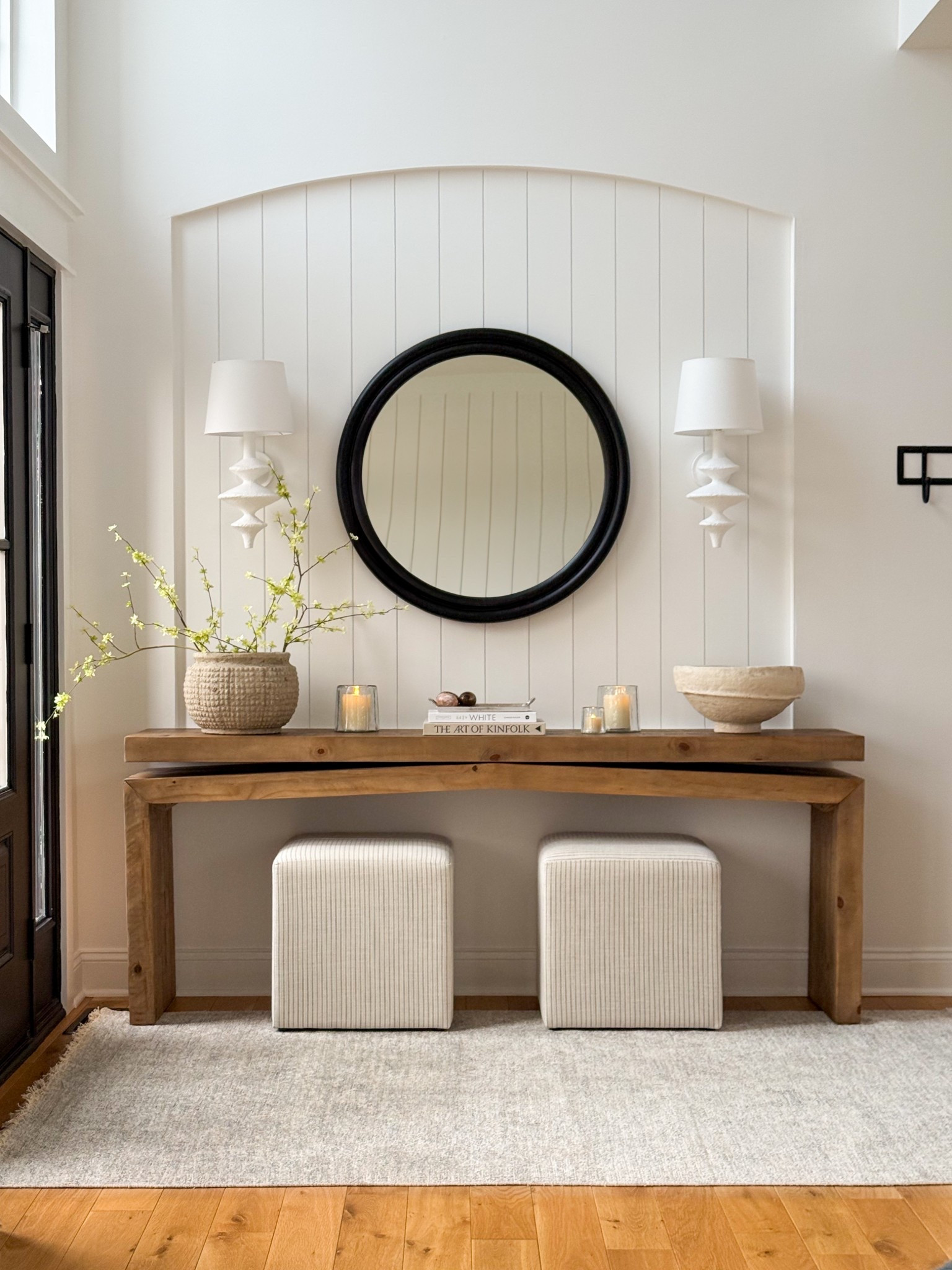 Entry decor, console table, home decor, interior decor, home inspo, Edward Martin rug, Lulu and Georgia, pottery Barn, McGee and co, studio McGee, Amazon, affordable decor, neutral home, organic styling, cozy home decor 

#LTKGiftGuide #LTKHome #LTKSeasonal