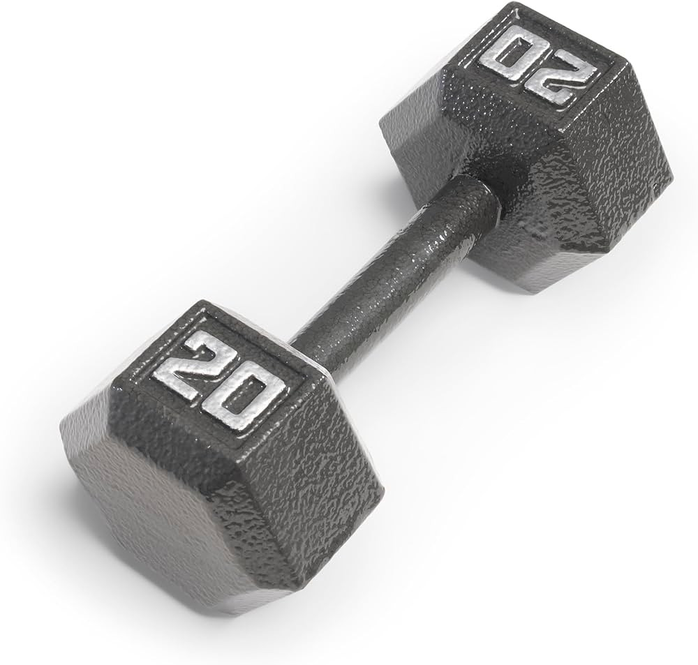 Marcy Cast Iron Hex Dumbbells Collection - Available size from 3-lb to 100-lb, SOLD INDIVIDUALLY | Amazon (US)