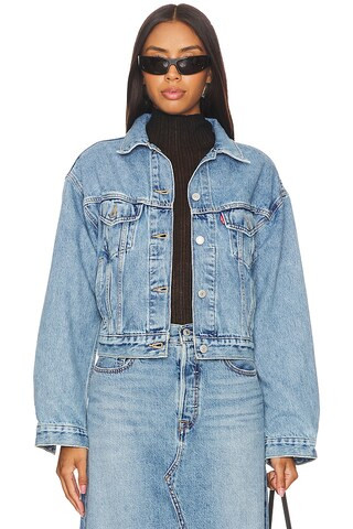 LEVI'S Shrunken 90s Trucker in Strange Encounter from Revolve.com | Revolve Clothing (Global)