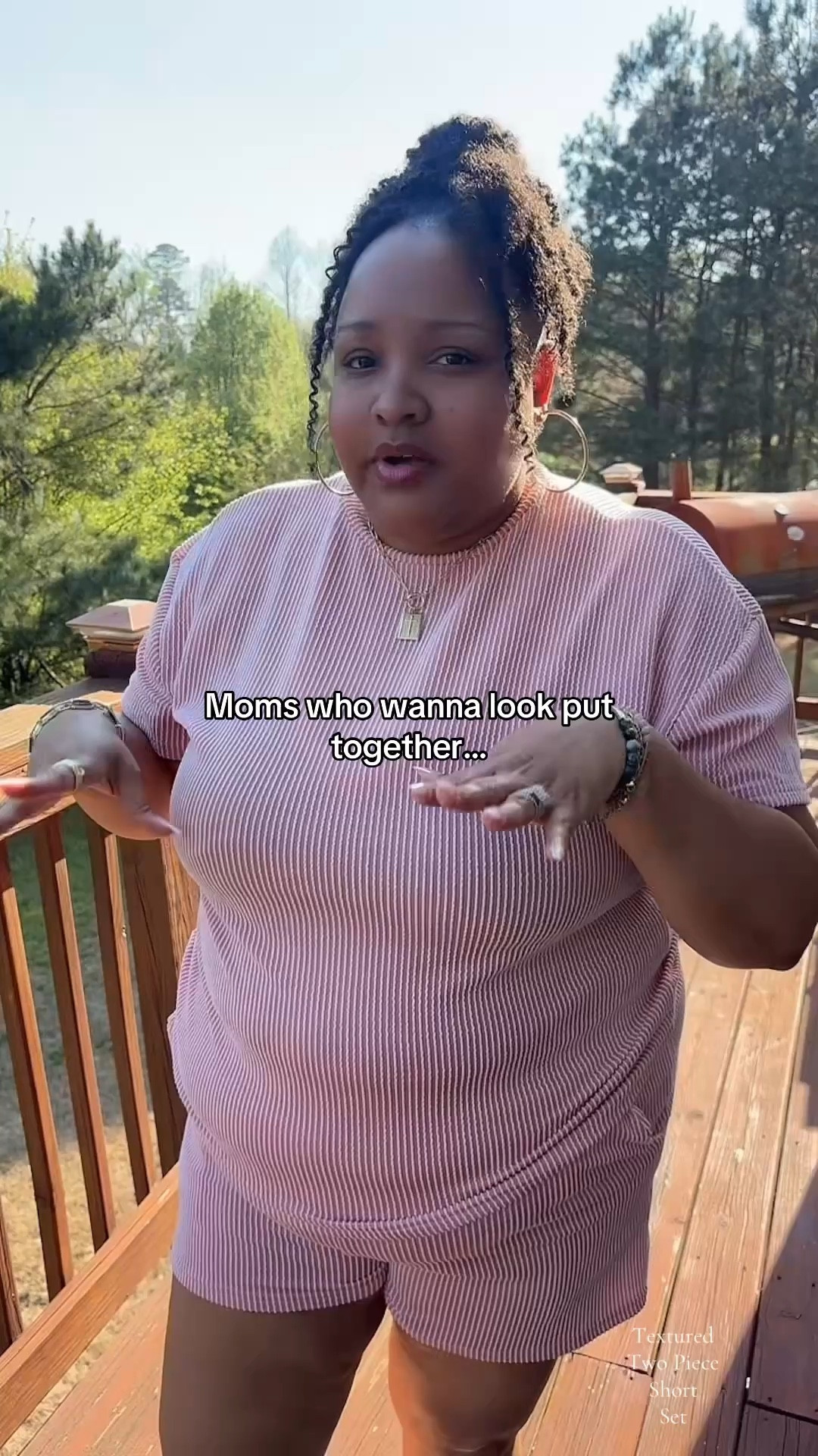 spring outfits 2026 | Where are the moms who love a quick “grab n go” !? This two piece short set did not miss a beat! Grab yours girl #sahmstyle #wfhoutfit #loungewear #twopieceset

#LTKootd #LTKmomlife #LTKPlusSize