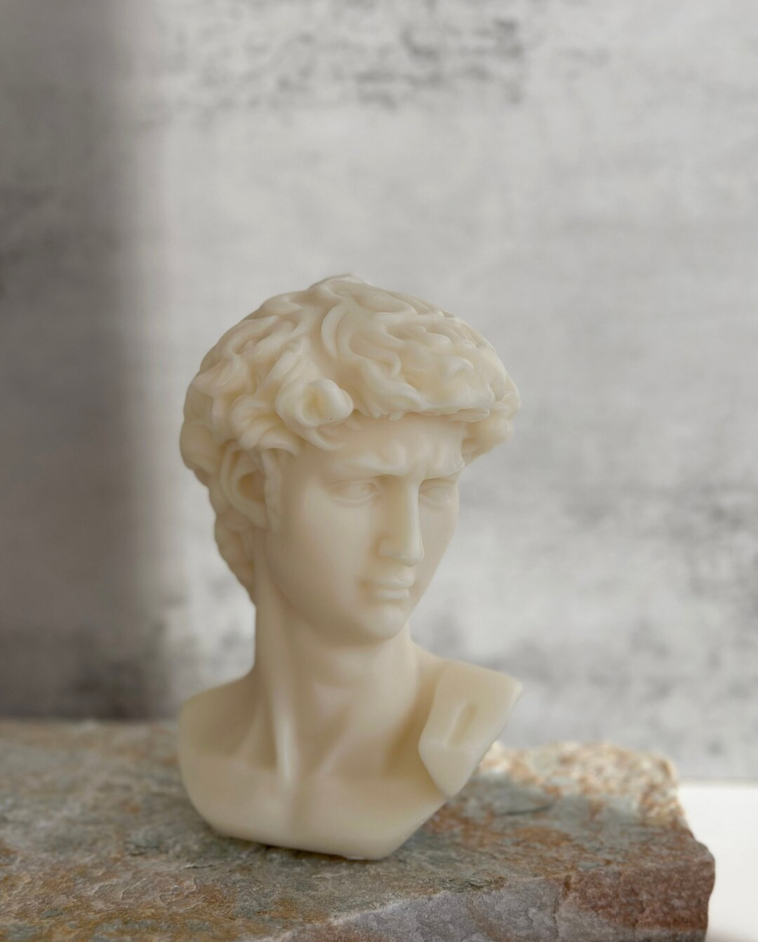 David Statue Candle, Large Bust Candle, David Head, Greek Statue, Bust, Sculpture, Michelangelo's... | Etsy (US)