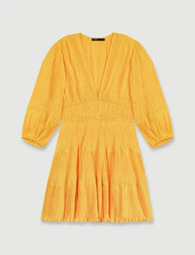 Ruched short dress | Maje US