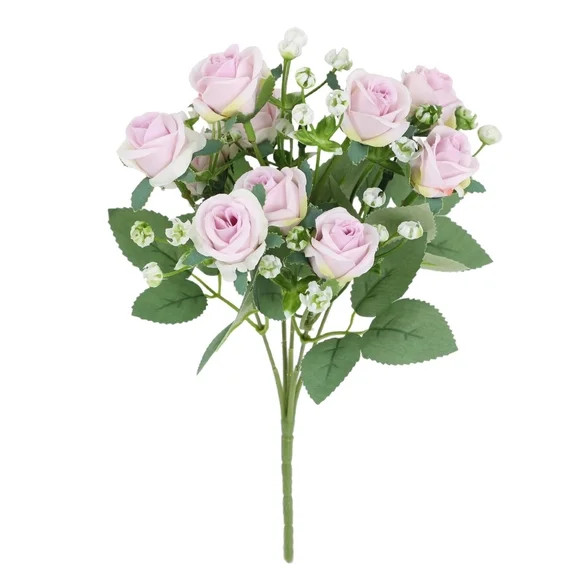 My Texas House Fall Faux Hydrangea Floral Arrangement in Ceramic Vase, Multicolor, 15" | Walmart (US)