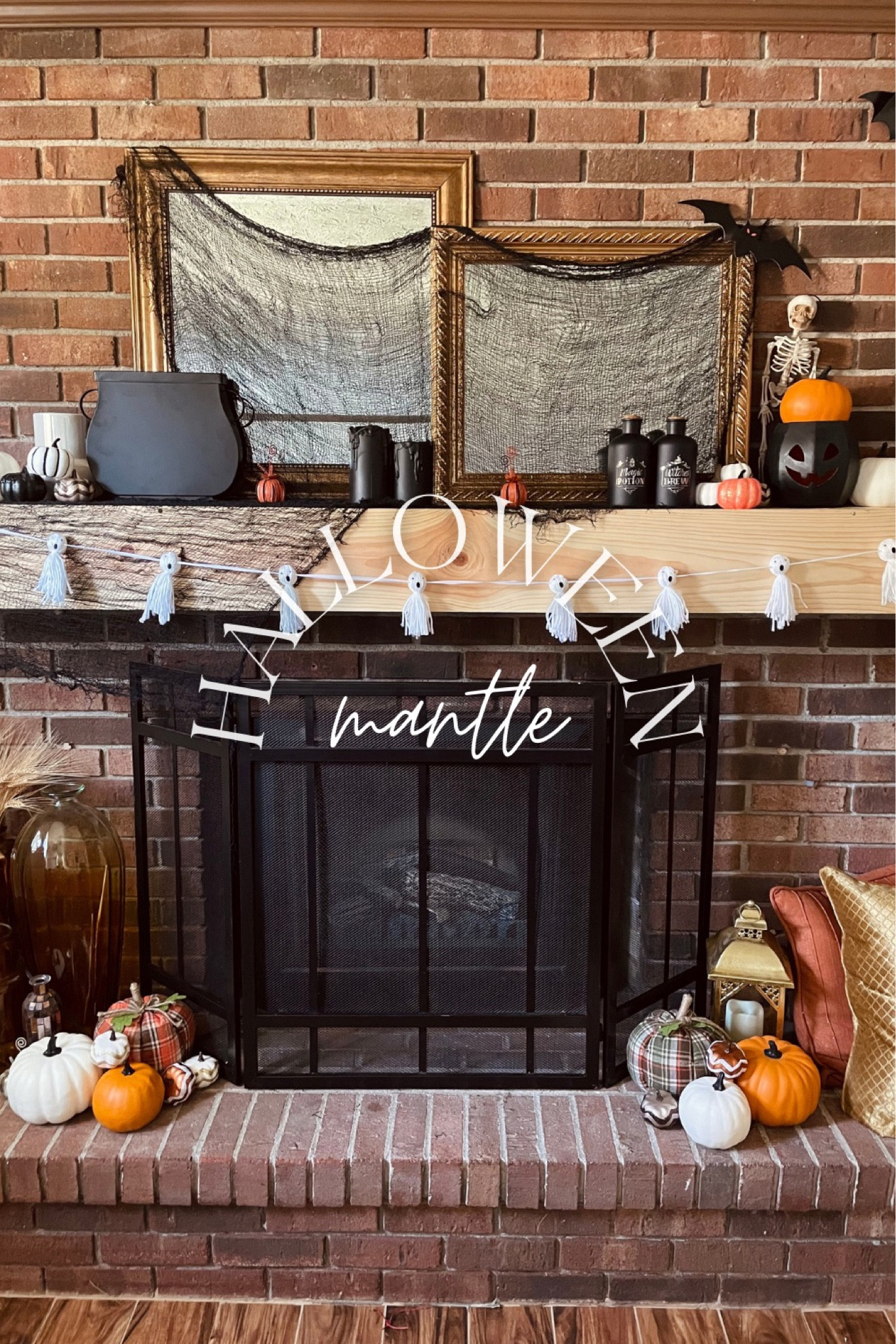 Halloween Mantle / Falloween 

#LTKHoliday #LTKSeasonal #LTKHalloween
