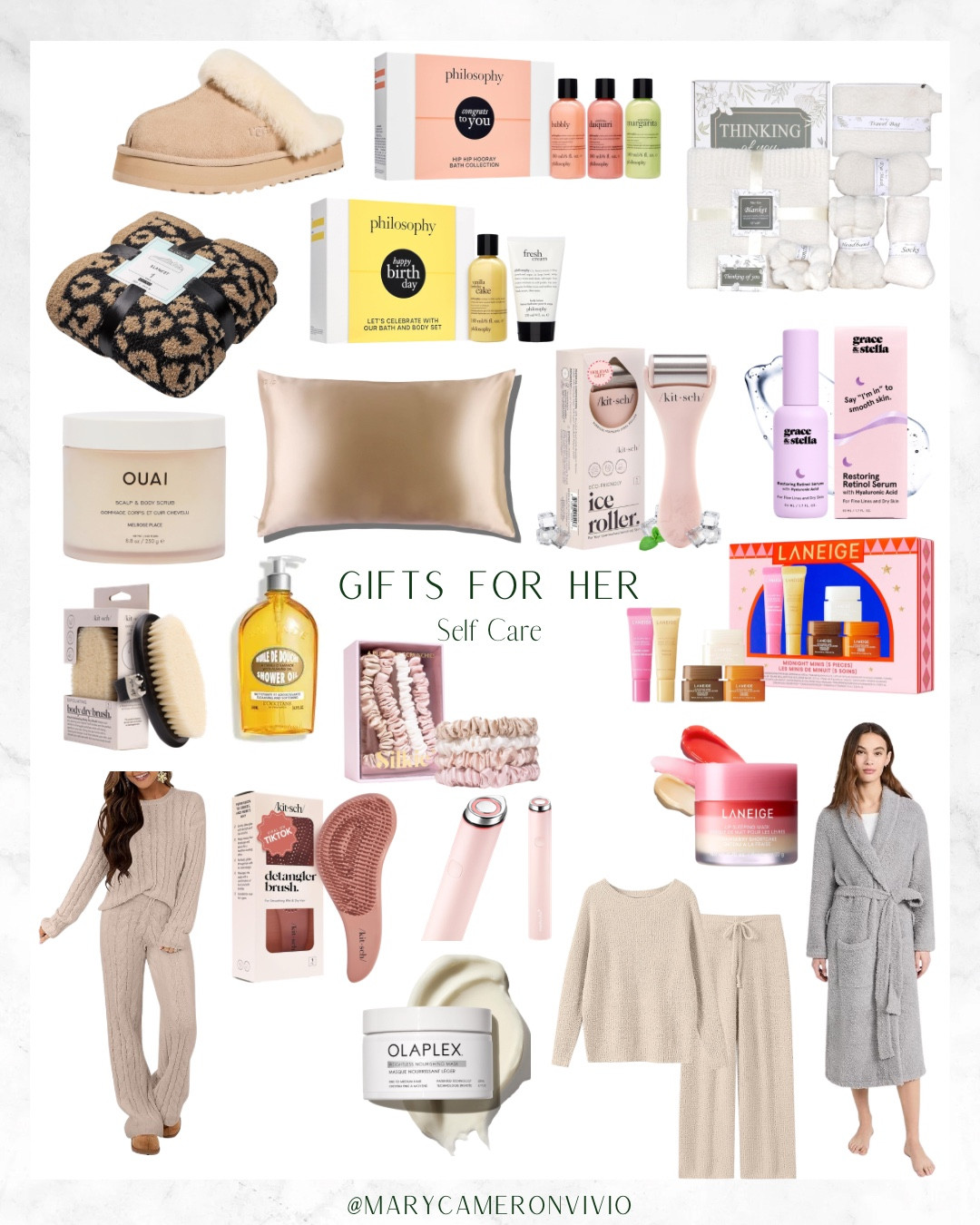 Treat her to the ultimate self-care moment 💗✨ Cozy essentials, soothing favorites, and relaxing must-haves—this gift guide is packed with everything she needs to unwind and reset.
#SelfCareGifts #RelaxationEssentials #WellnessForHer #CozyGiftGuide #MindBodySoul

#LTKHoliday #LTKGiftGuide #LTKCyberWeek