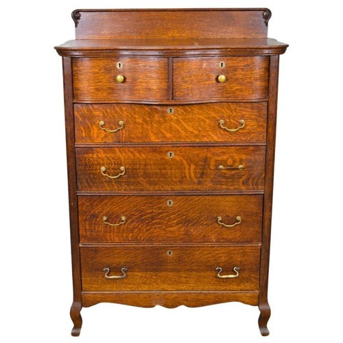 Antique Oak Gentleman’s Tall Chest – Original Finish #21795  | eBay | eBay US