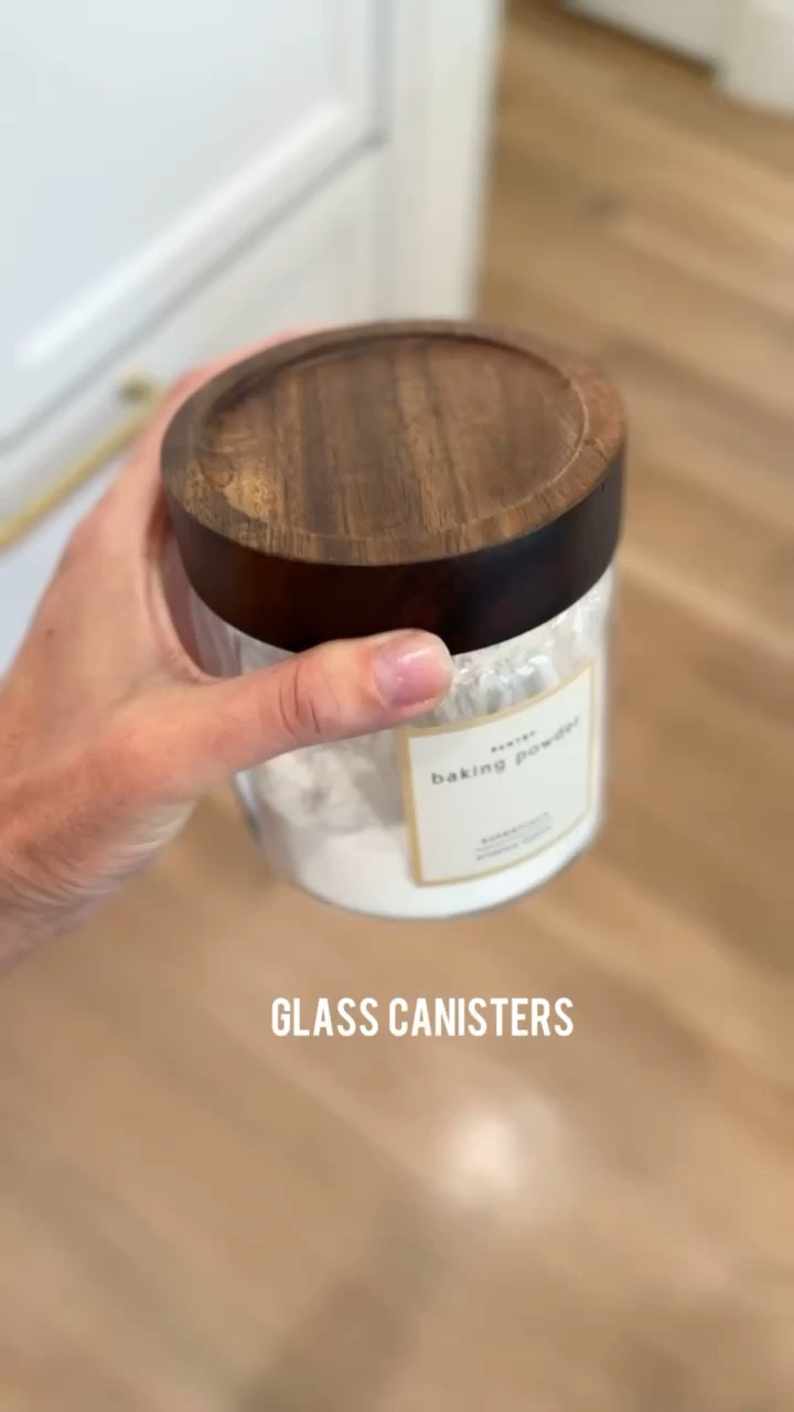 A favorite kitchen hack- dispense your ingredients into these pretty glass canisters! They make baking and cooking more efficient and look so much more organized in the cabinet. Complete with these coordinating labels!

Kitchen organization, neutral aesthetic, pantry storage

#LTKStyleTip #LTKFindsUnder50 #LTKHome