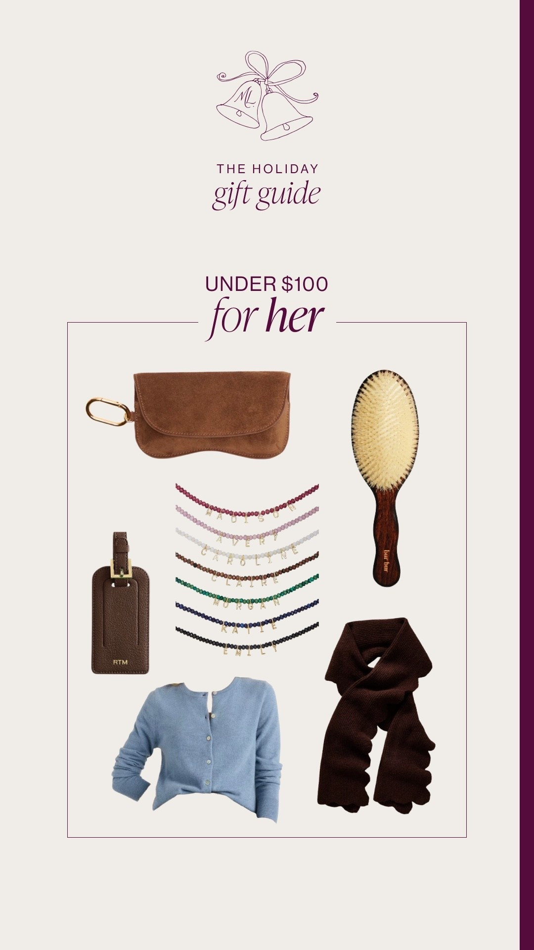 Gift guide for her under $100


Gift for her, gift for wife, gift for sister, gift for friend, gift for host 

#LTKHoliday #LTKTravel #LTKFindsUnder50