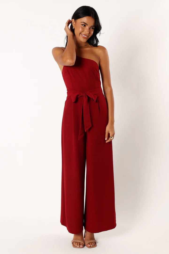 Leyton Jumpsuit - Burgundy | Petal & Pup (US)