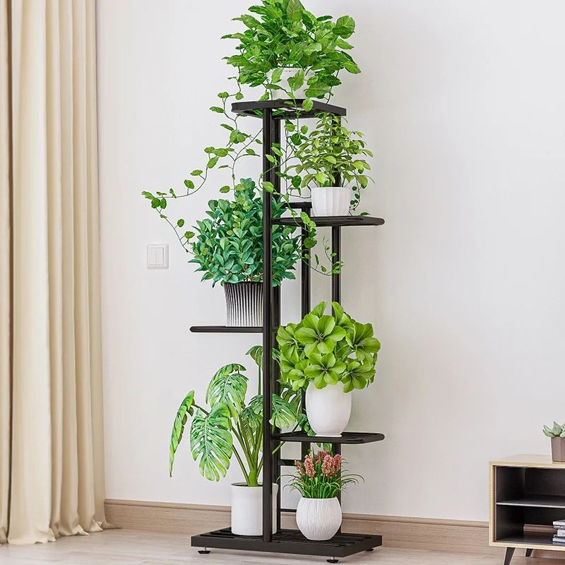 Plants Stand Metal Shelf 5 Tier Flower Rack Holder Planter Pots Shelves Display Multiple Plants S... | Walmart (US)