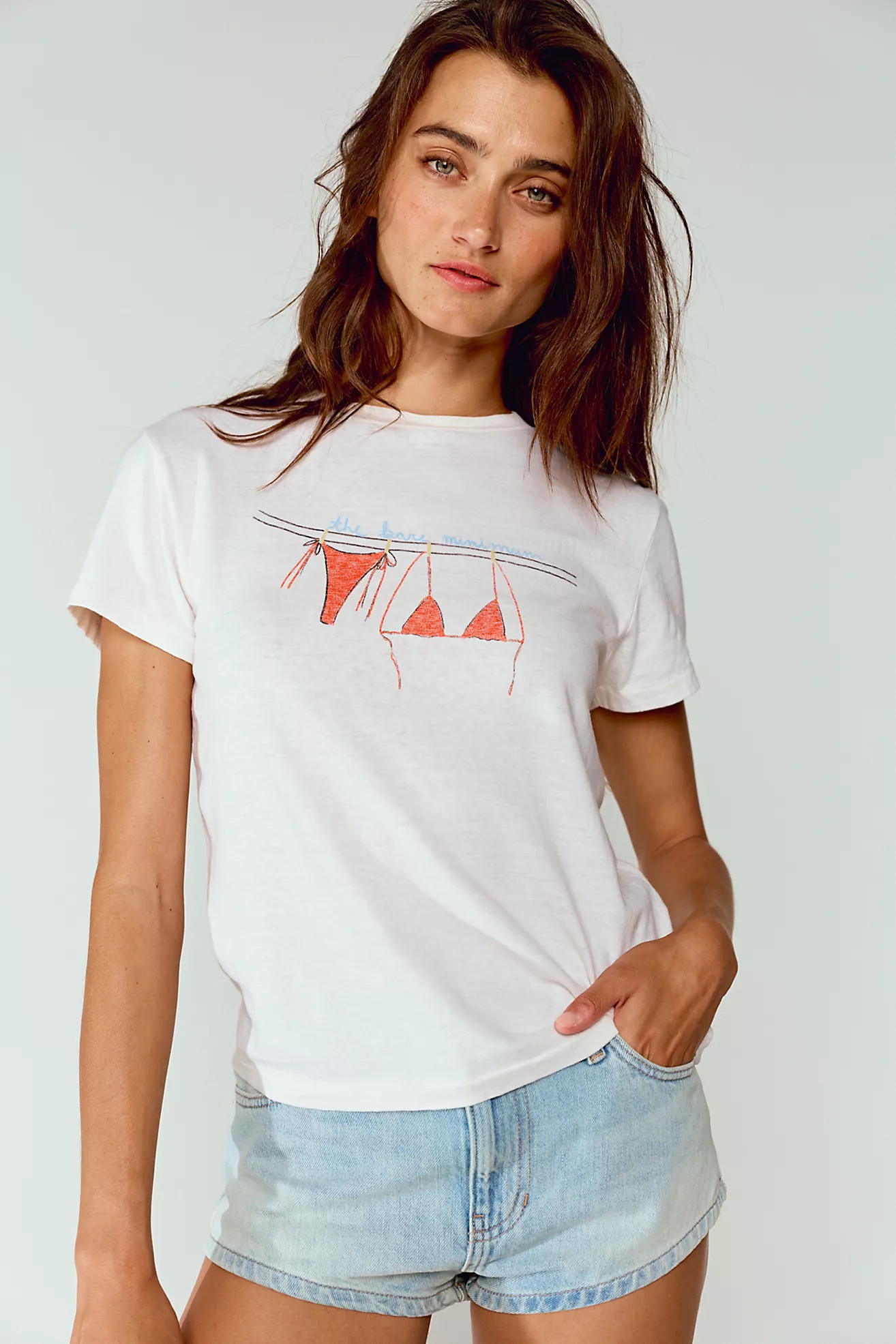 RE/DONE Bare Minimum Tee | Free People (Global - UK&FR Excluded)