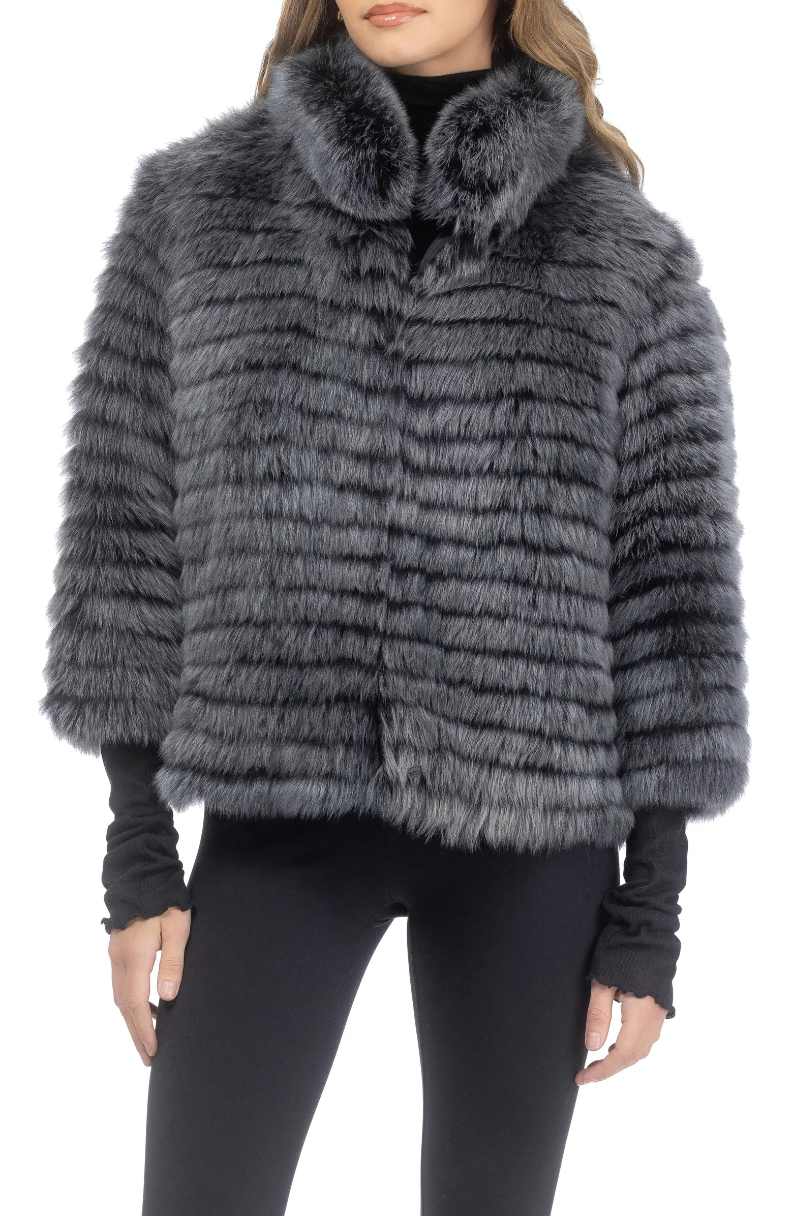 Genuine Shearling Layered Jacket | Nordstrom