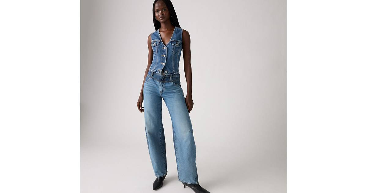 Barrel Saddle Back Women's Jeans - Medium Wash | Levi's® CA | Levi's CA