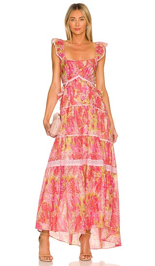 Madsen Dress in Swaying Coral | Revolve Clothing (Global)
