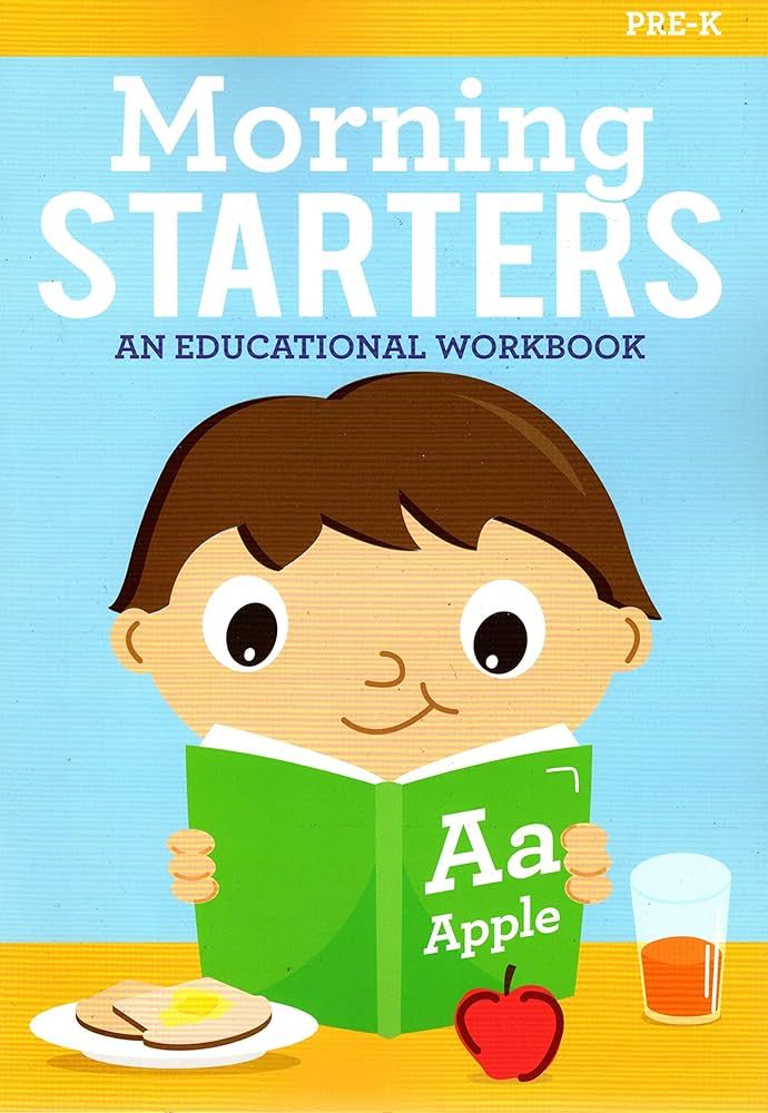 PRE-K Morning Starters Educational Workbooks | Amazon (US)