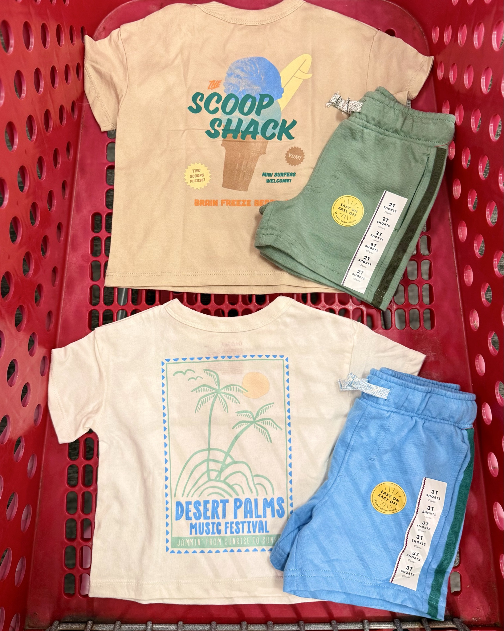 NEW! Little boys mix and match oversized tees, knit shorts and crew necks 😍 all in fun vibrant colors and Summer graphics ☀️🏝️
-

#targetmom #targetfind #targetmom #target #targetstyle #toddlerboy #boyfashion #boystyle  #toddlerboy #boymom