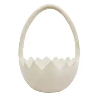 12" White Egg Shell Basket by Ashland® | Michaels Stores