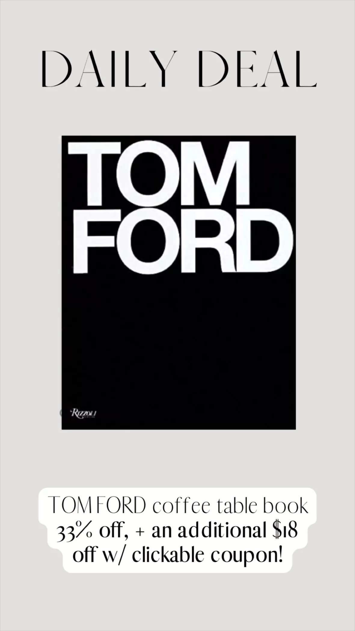 Tom Ford Hardcover – Big Book, … curated on LTK