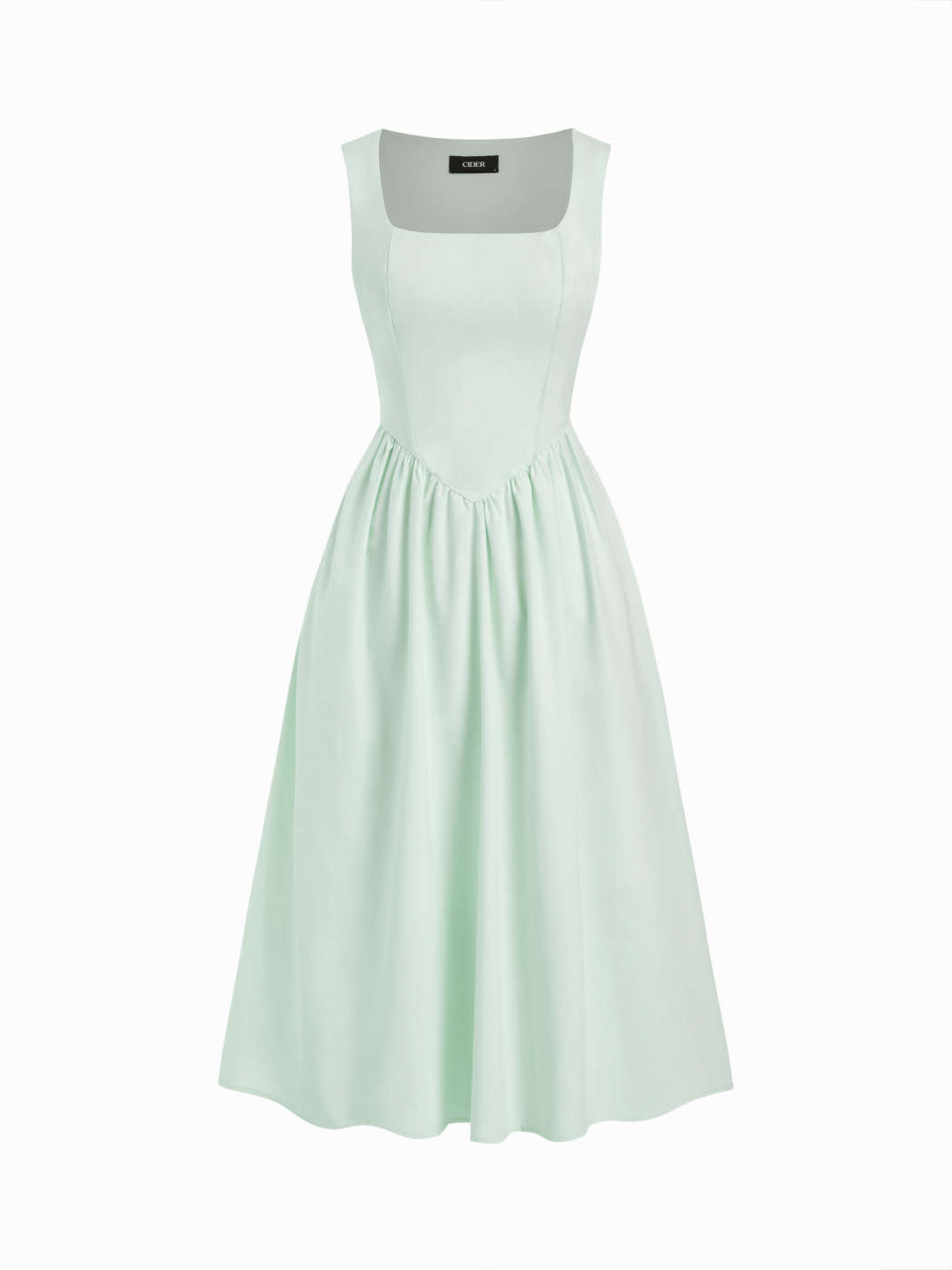Boat Neck Solid Ruffle Ruched Maxi Dress CHF 39.90Hot | Cider