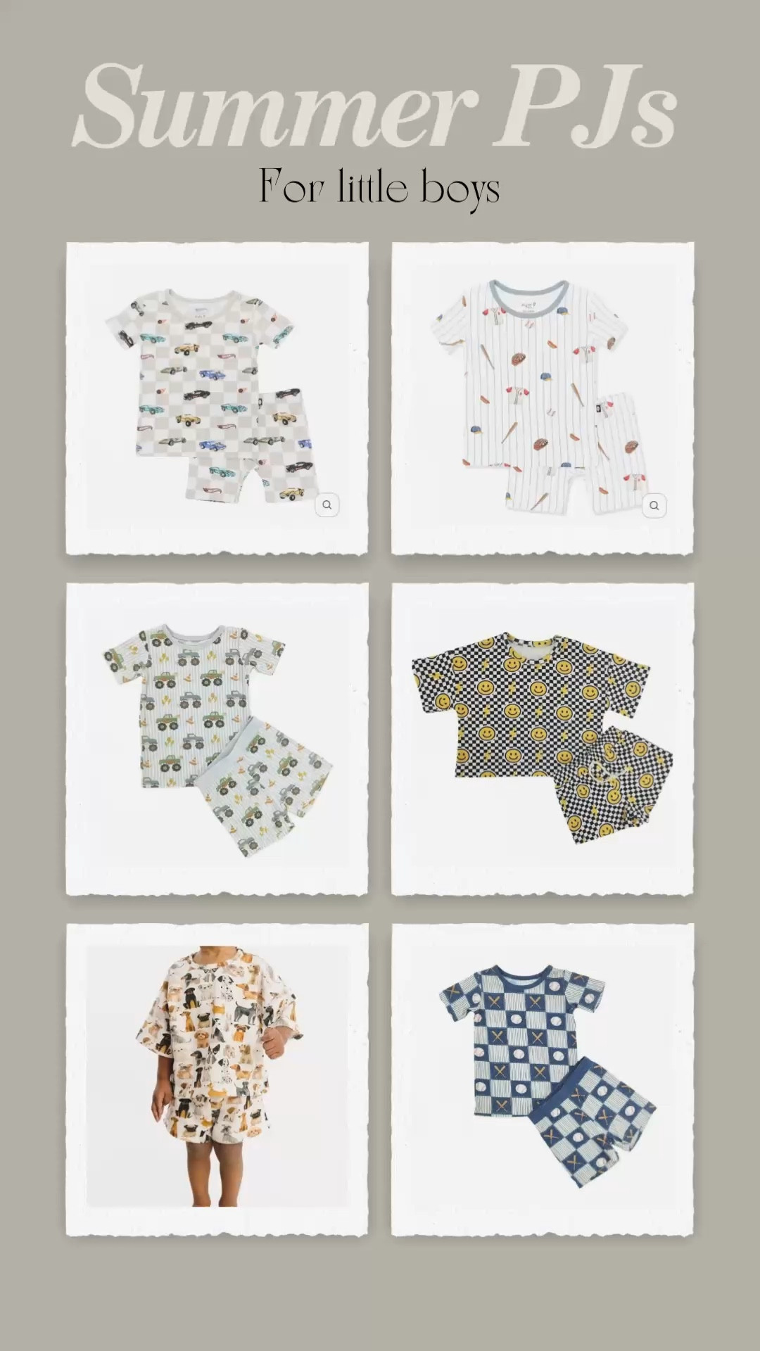 Summer PJs for little boys that are cute and practical for warm nights. ☀️ These two-piece sets are made with a soft cotton-spandex blend that’s lightweight, breathable, and stretchy — perfect for busy toddlers and little boys who never stop moving.

I love that they have an oversized, relaxed fit so they’re comfy for sleeping but also cute enough to wear for slow mornings, playtime, or lounging around the house. The elastic waistband shorts make them easy for little ones to pull on and off too.

These are such a good option if you’re looking for soft toddler pajamas, summer pajamas for boys, or comfy lounge sets that hold up to lots of washing and wearing.

Perfect for:
• Summer sleepwear
• Toddler boy pajamas
• Daywear play sets
• Lightweight cotton PJs

Linked in my LTK. 💙

#LTKmomlife #LTKBaby #LTKKids