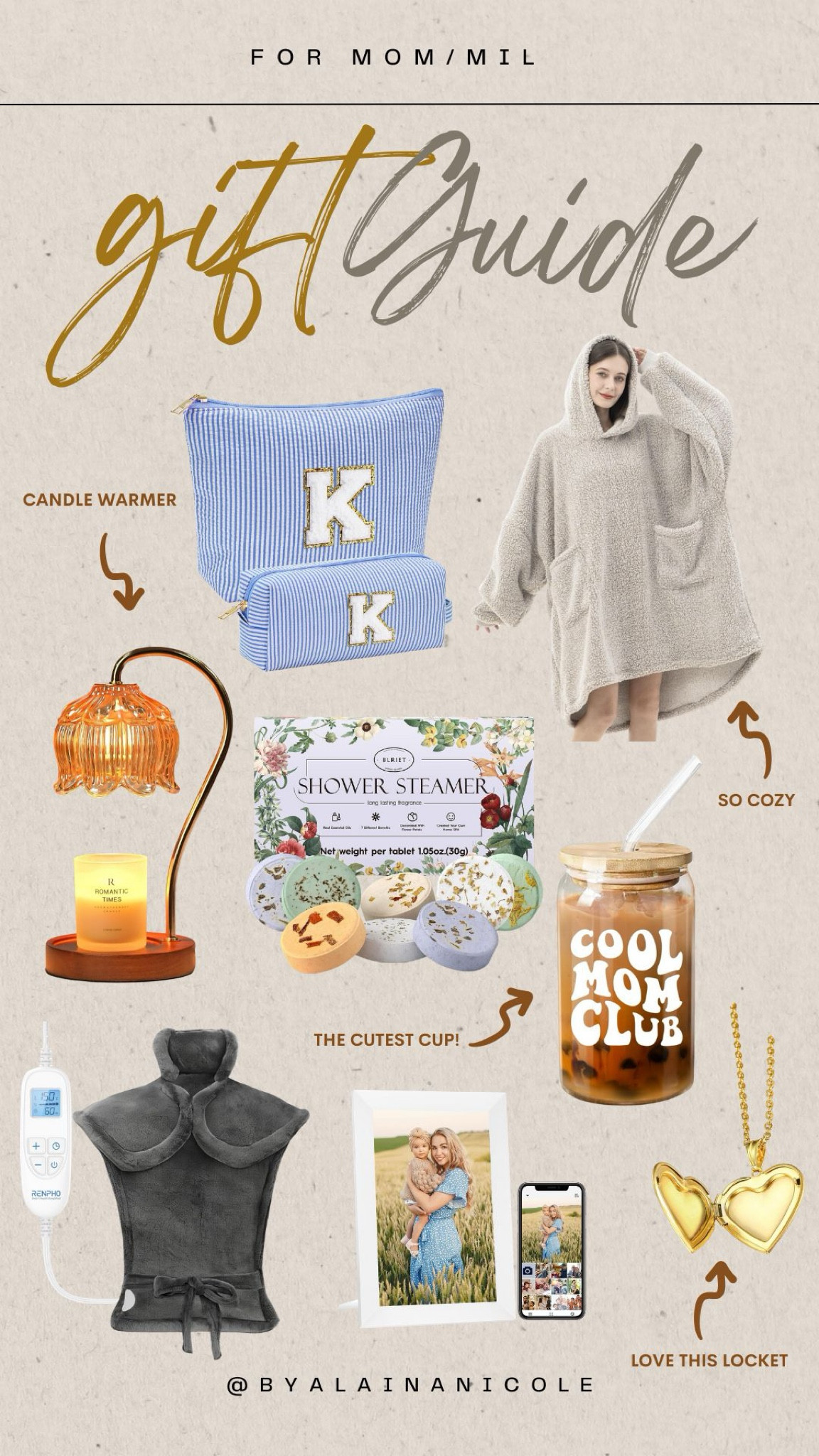 Gift guide, gifts for mom/MIL! Amazon gift guide, gifts for mom, gifts for MIL, gifts for her. 

#LTKGiftGuide #LTKBeauty #LTKHoliday