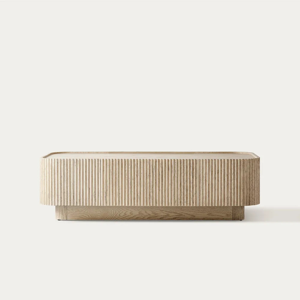 Skimra​ 55" Oak Coffee Table | Hernest