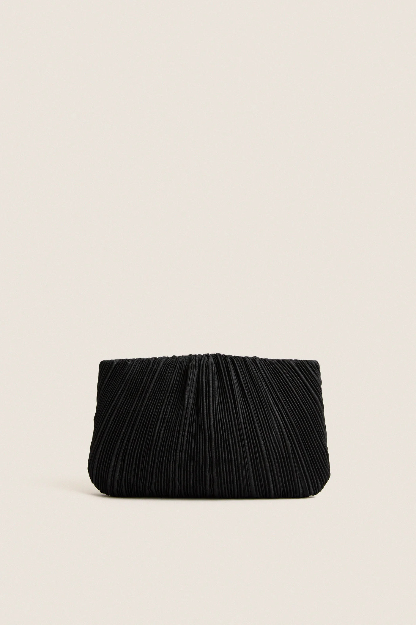 Black Brit Pleated Clutch | Tuckernuck (US)