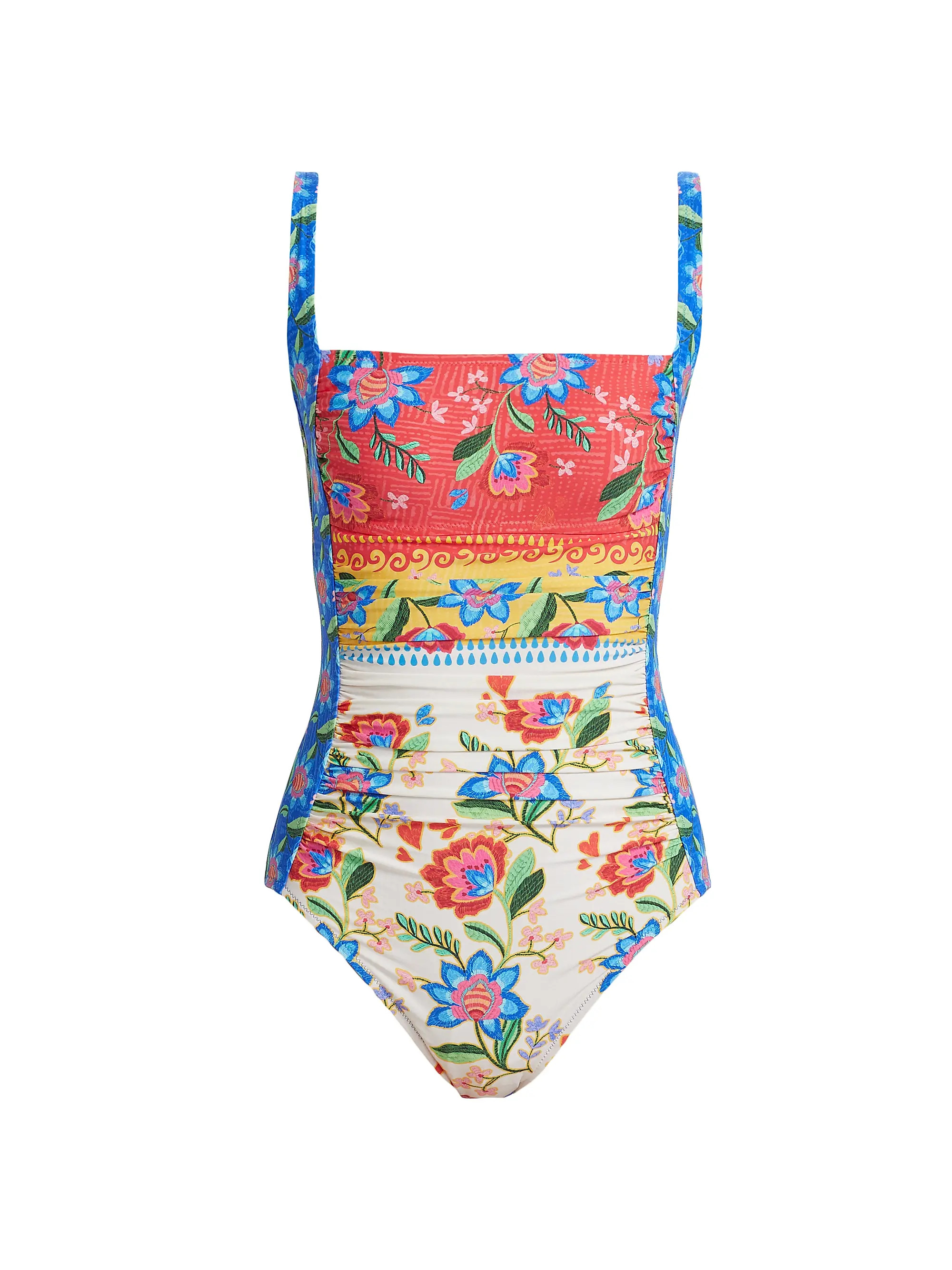 Roumba Ruched One-Piece Swimsuit | Saks Fifth Avenue