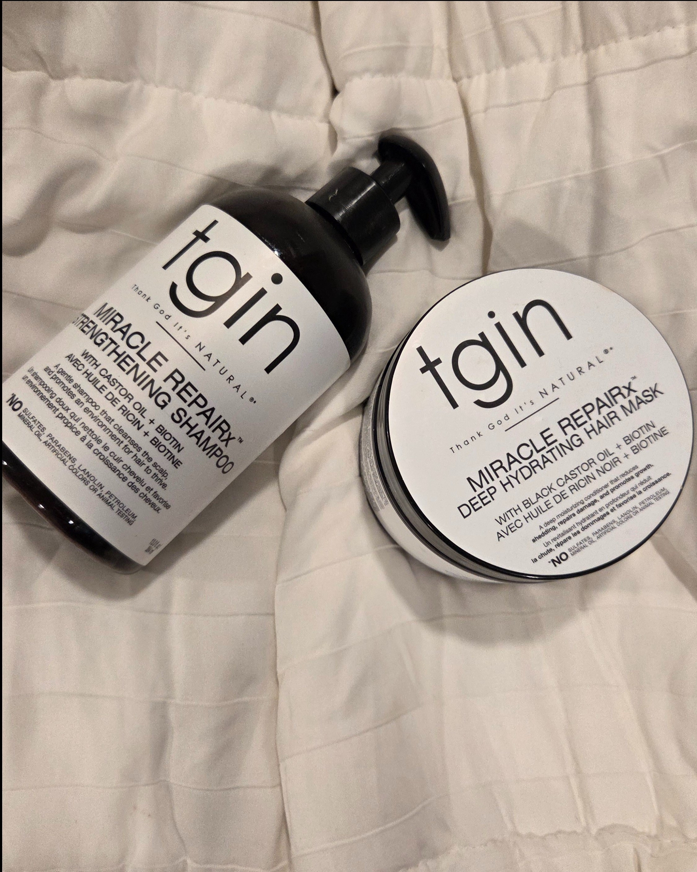When I do decide to style my daughter's very thick and long 4c hair, I reach for the TGIN products that detangle, smooth and stregthen 

#LTKBeauty