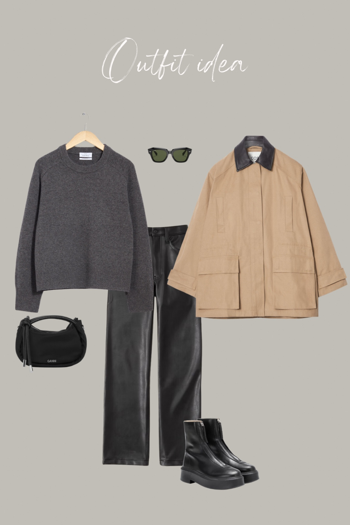 Field jacket outfit idea
Styling the COS beige utility jacket I’ve been refreshing the website for! 
Styled with faux leather trousers, chunky boots and a grey jumper 




#LTKautumn #LTKstyletip #LTKuk