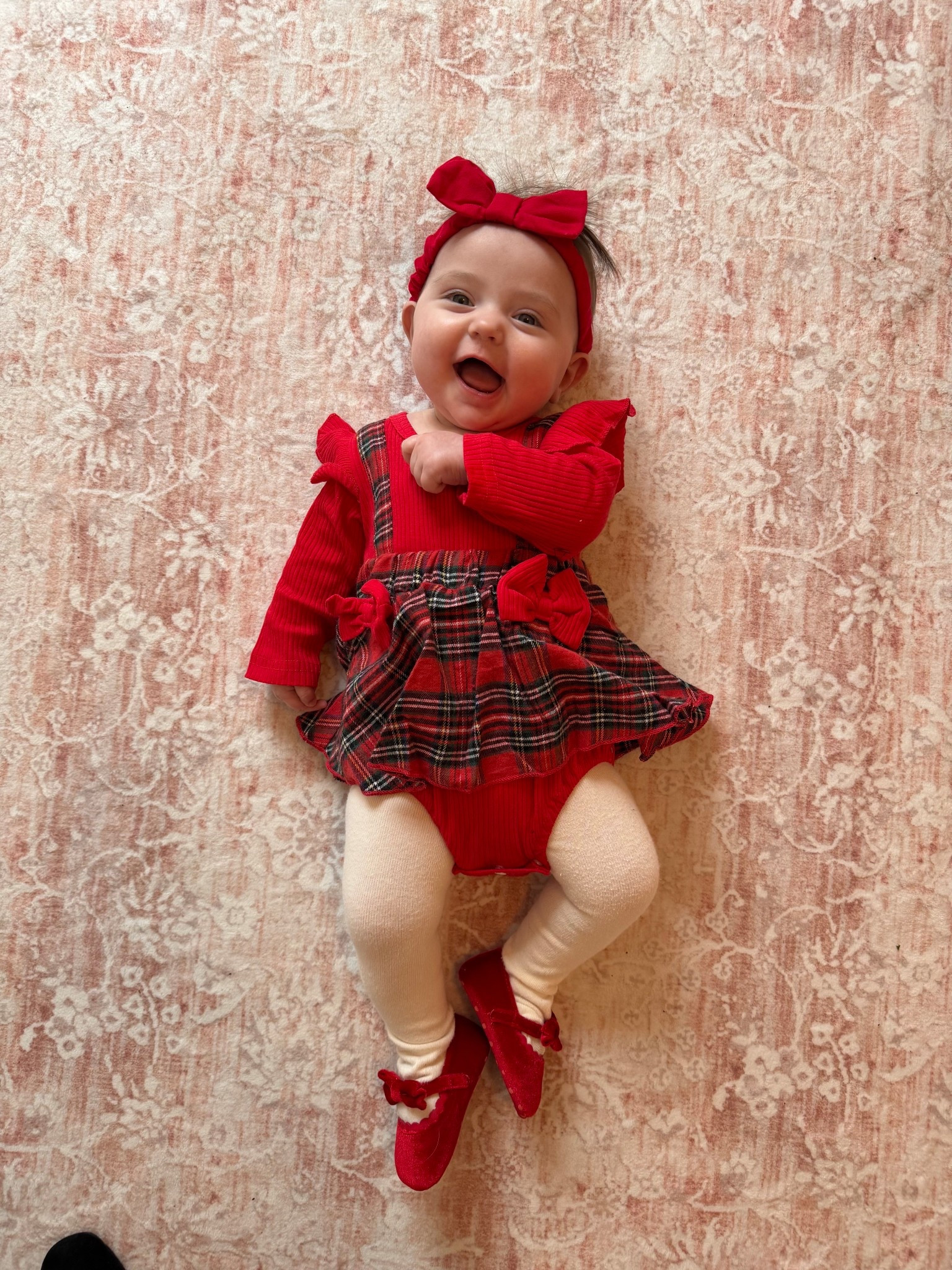 Baby girls Christmas Outfit 
